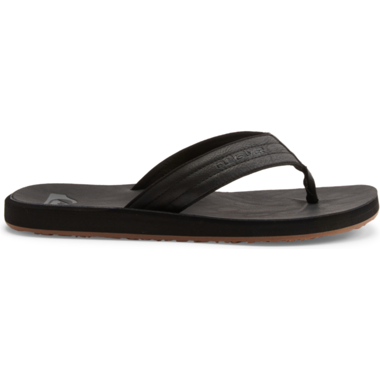 2025 Quiksilver Männer Carver Sandalen Aus Nubuk AQYL100623 - Solid Black